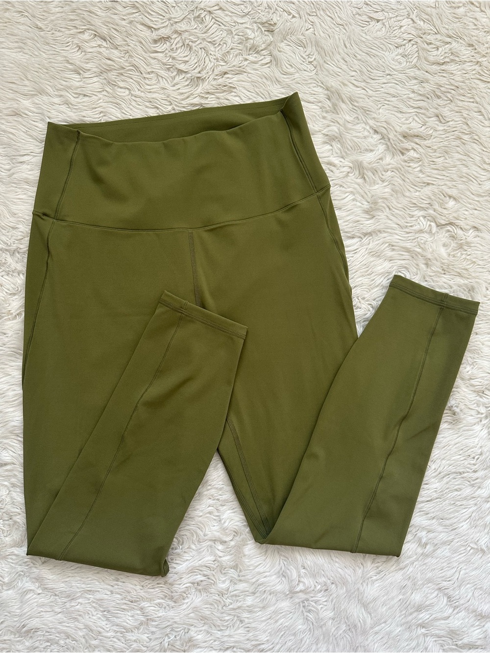Varley Leggings High Waist Athletic Tight Stretch Green Sz L